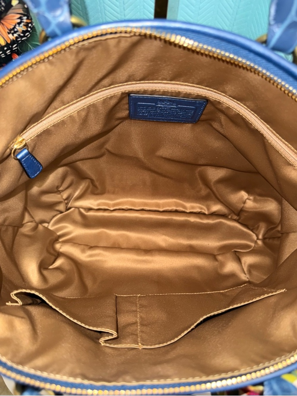 NWOT - Coach Madison Lindsey “Embossed Exotic Pocket” Satchel - FULL SET - Picture 7 of 11